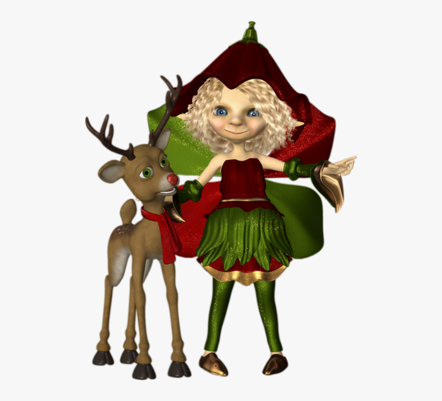 Noël, Tube Cookie, Elfe Png, Cerf - Christmas, Transparent Png, Free Download