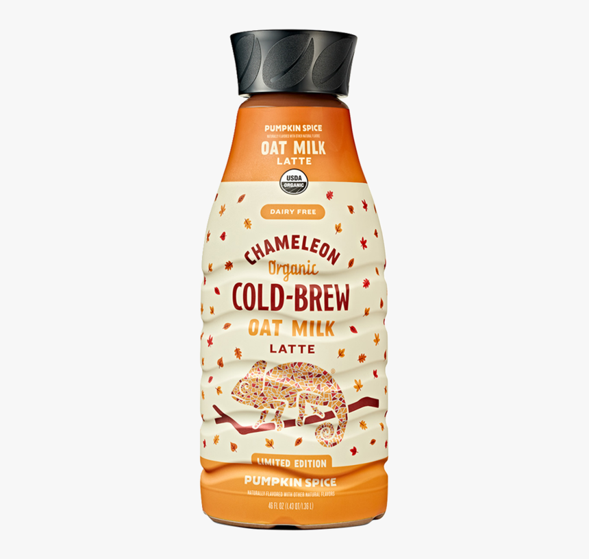 Chameleon Cold-brew Organic Pumpkin Spice Oat Milk - Chameleon Cold Brew Pumpkin Spice Oat Milk, HD Png Download, Free Download