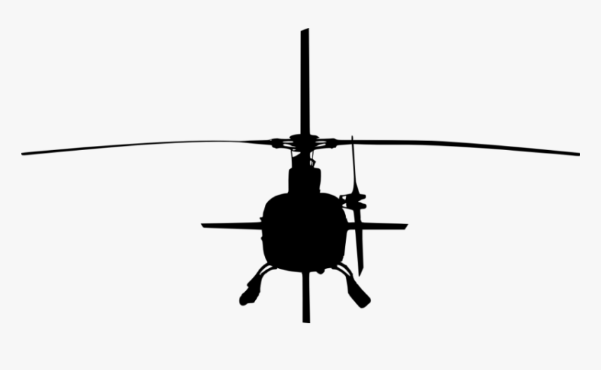 Free Png Helicopter Front View Silhouette Png Images - Army Helicopter Silhouette Png, Transparent Png, Free Download