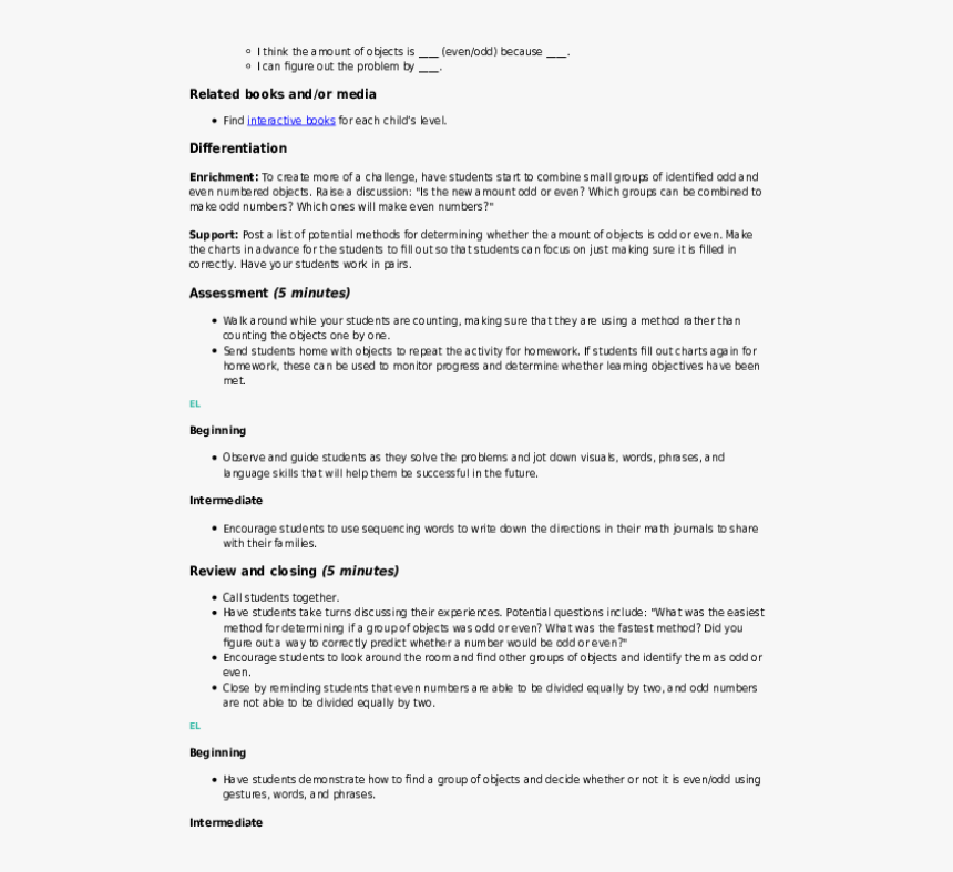 Odd One Out - Lesson Plan About Odd And Even Numbers, HD Png Download, Free Download