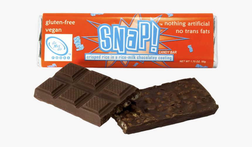Go Max Go Snap Rice Milk Chocolate Bar - Vegan Chocolate Bar, HD Png Download, Free Download