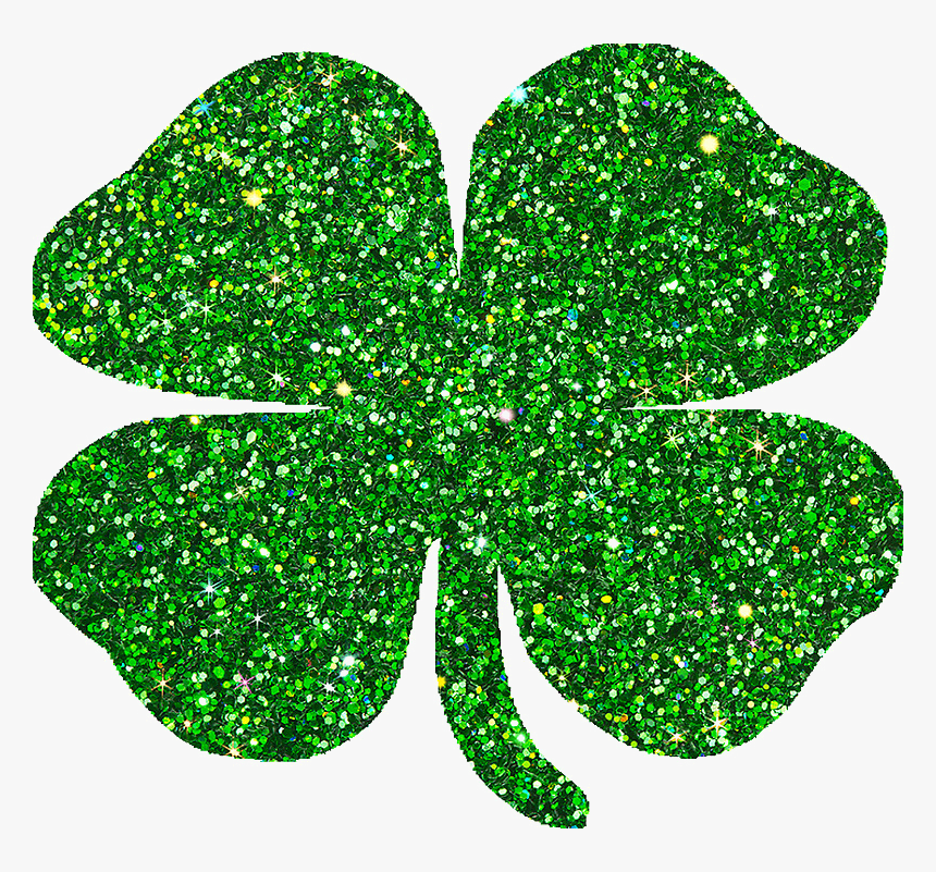 4 Leaf Clover Png Transparent Image - Glitter Three Leaf Clover, Png Download, Free Download