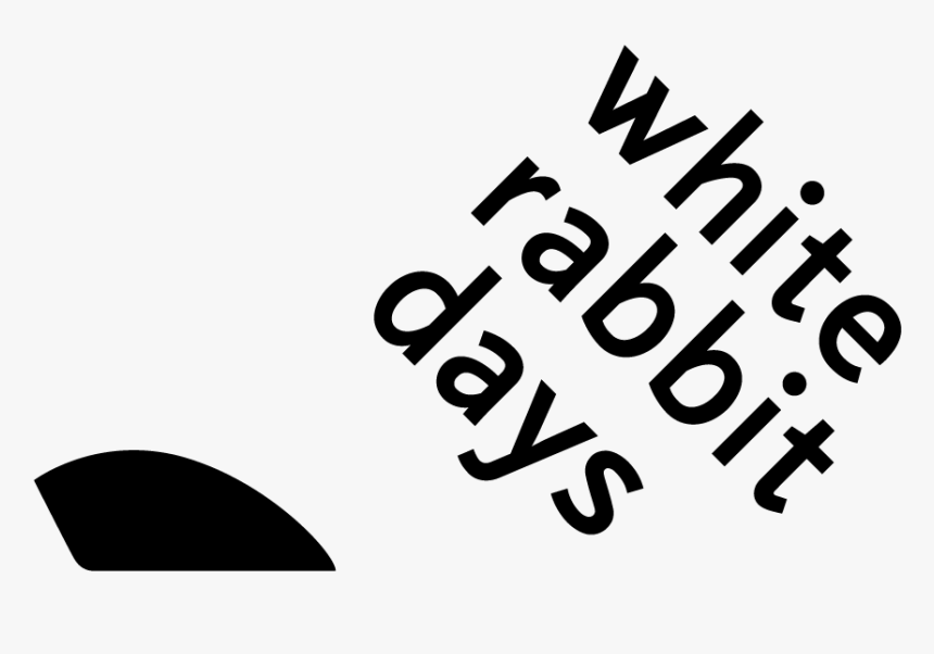 White Rabbit Days - Calligraphy, HD Png Download, Free Download