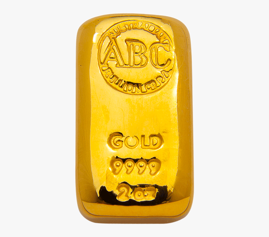 Gold Abc Bullion Cast Bar Png - Gold, Transparent Png, Free Download
