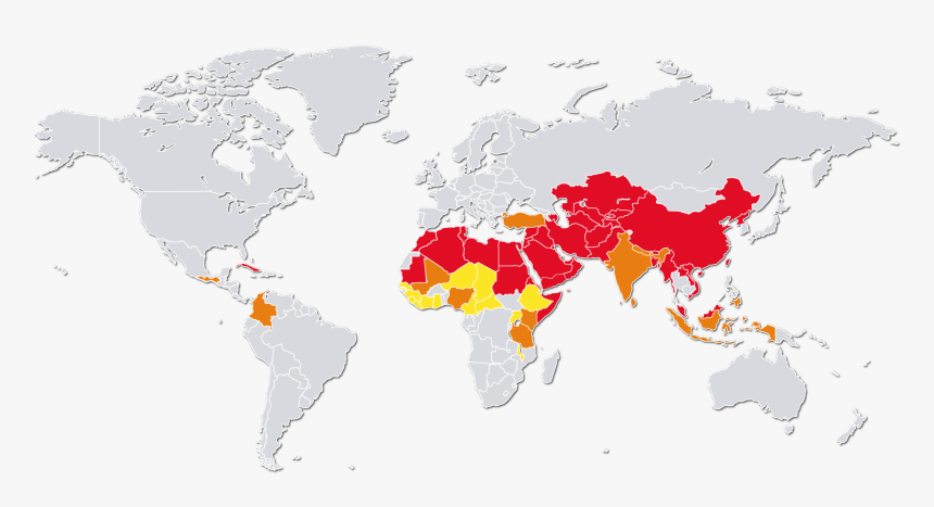 World Happiness Report 2019 Map, HD Png Download, Free Download