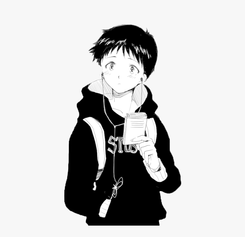 Google Search Manga Art - Black And White Anime Png, Transparent Png, Free Download