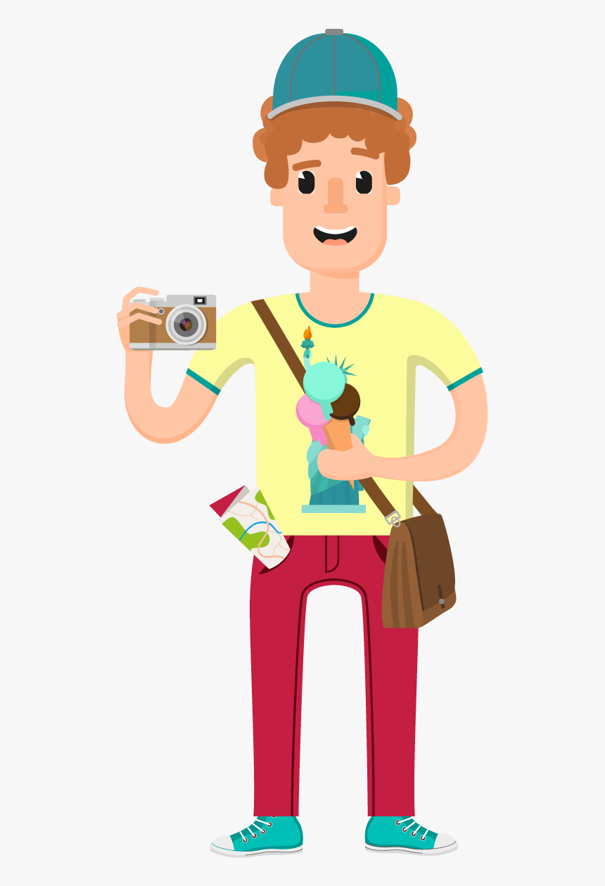 Travel Character, HD Png Download, Free Download