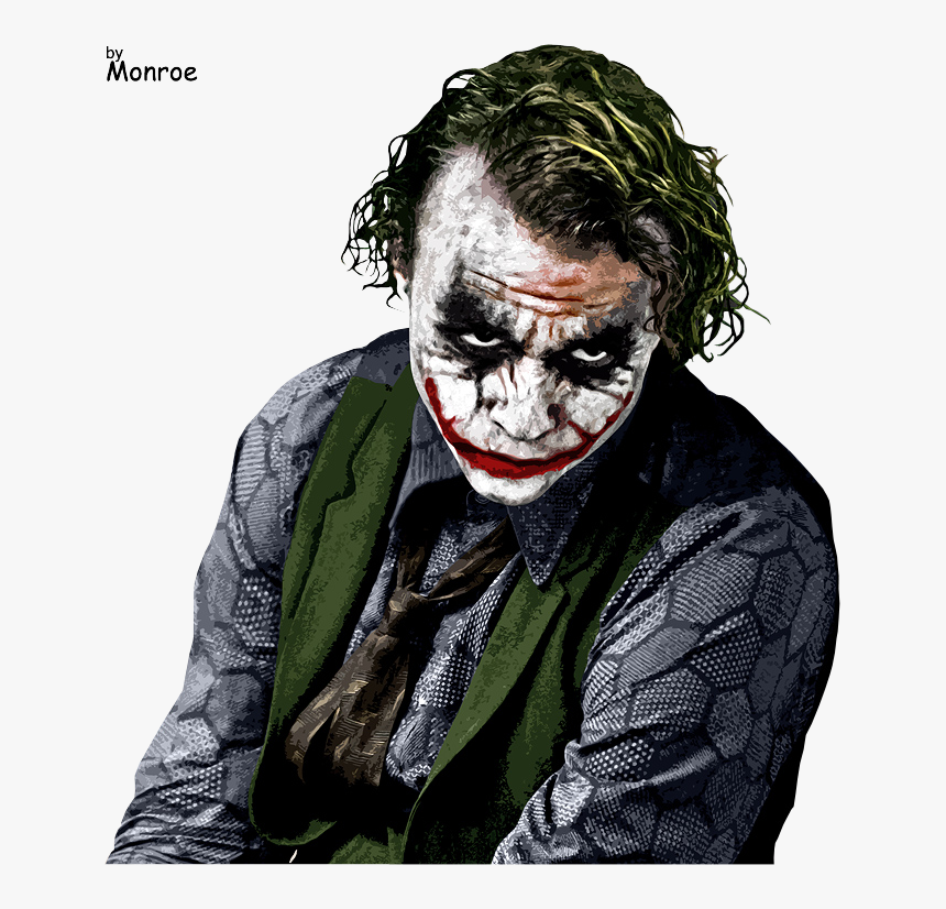 Joker Wallpaper Iphone Heath Ledger Joker Hd , Png - Heath Ledger Joker Png, Transparent Png, Free Download