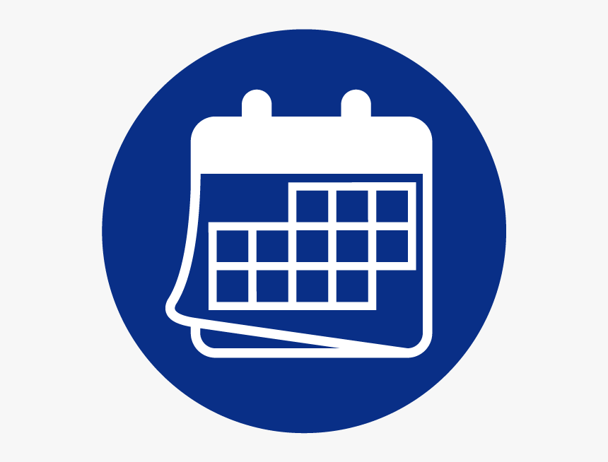 Download Calendar Png Clipart - Blue Calendar Icon Png, Transparent Png, Free Download