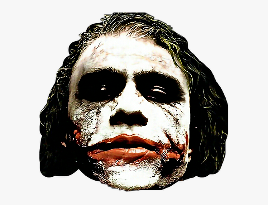 Heath Ledger Joker Creepy , Png Download - Joker Heath Ledger Scary, Transparent Png, Free Download