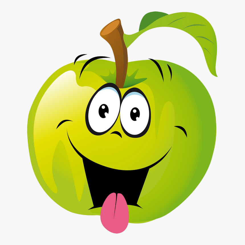 Cartoon Green Apple Clipart, HD Png Download, Free Download