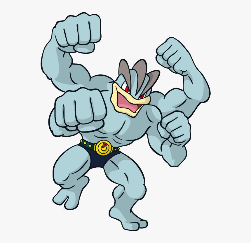 Machamp Pokemon Character Vector Art - Pokémons Machamp, HD Png Download, Free Download