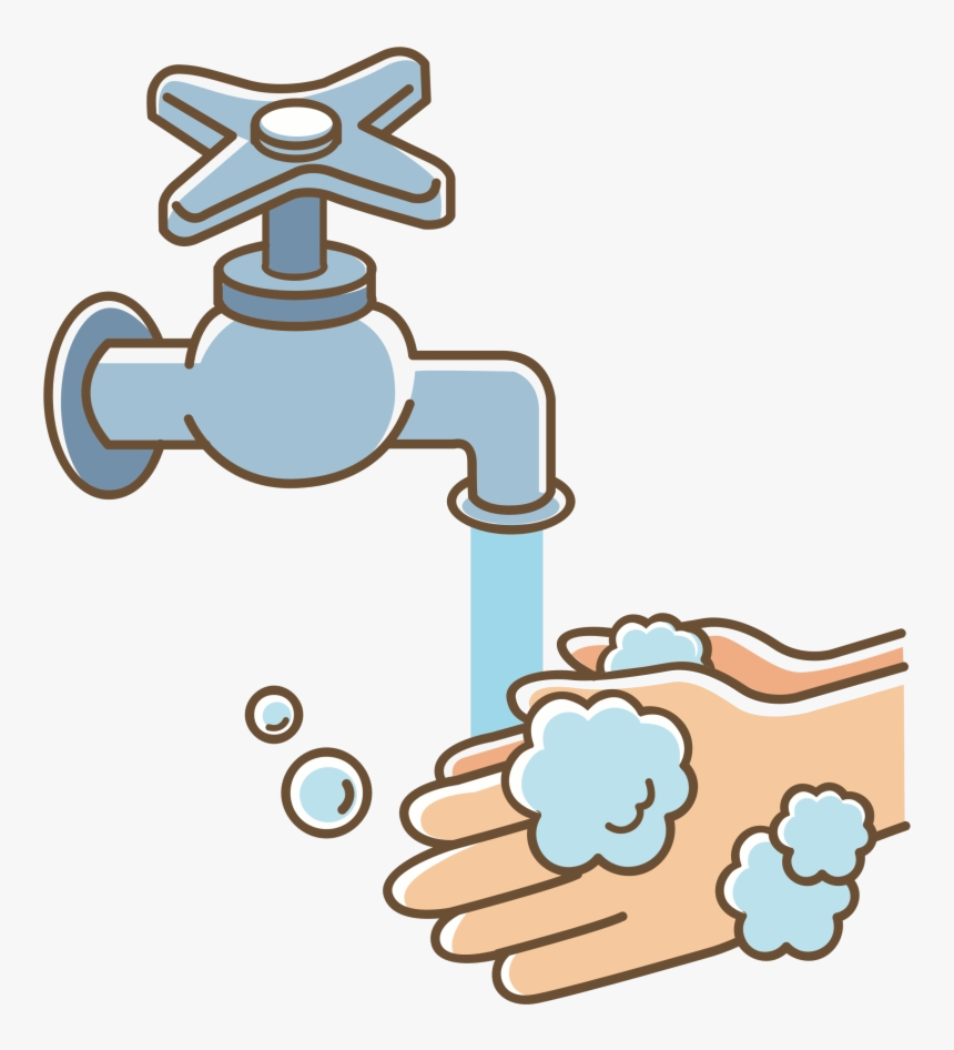 Washing Hands Wash Your Clip Art Transparent Png - Wash Your Hands Cartoon, Png Download, Free Download