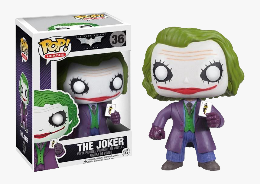 Funko Pop Joker Dark Knight, HD Png Download, Free Download