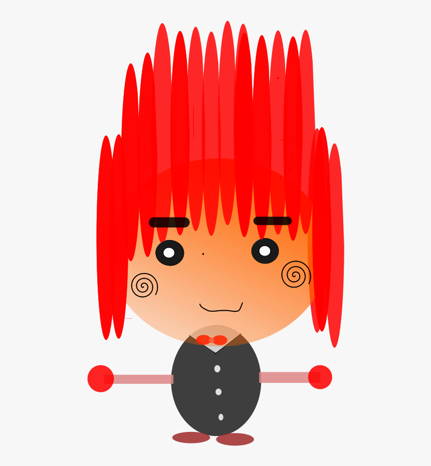 Crazy Hair Character Png Clip Arts - Clip Art, Transparent Png, Free Download