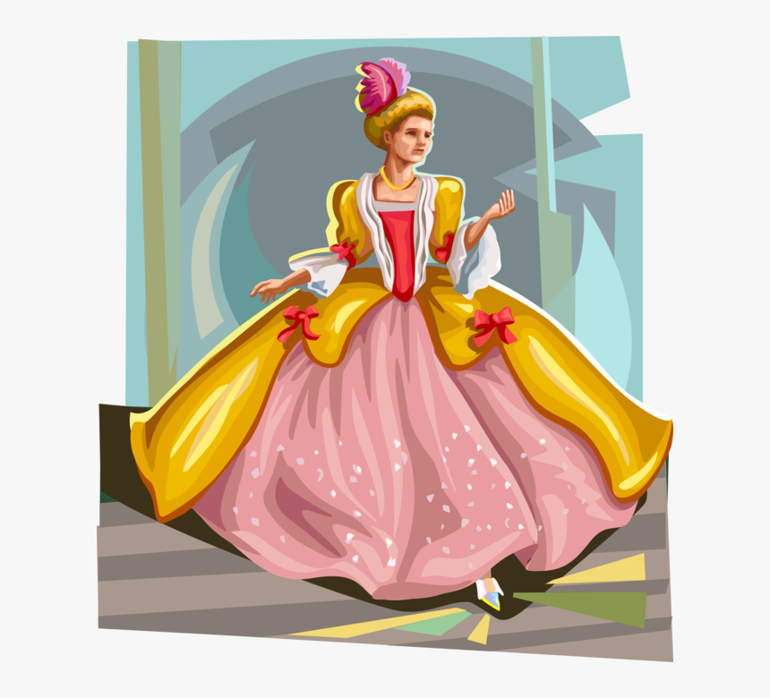 Vector Illustration Of Fable Characters Based On Cinderella - Fairy Tale, HD Png Download, Free Download