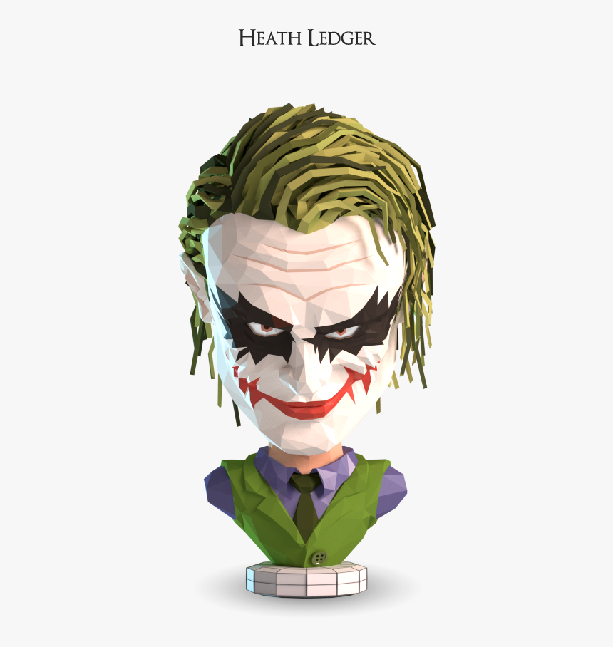 Art Joker Low Poly, HD Png Download, Free Download