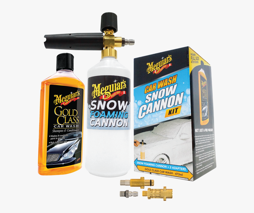 Meguiars Gold Class Car Wash , Png Download - Meguiars Snow Foam Cannon, Transparent Png, Free Download