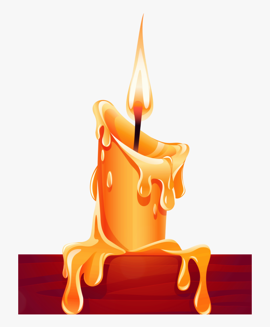 Transparent Flame Border Png - Clipart Candle Light Png, Png Download, Free Download