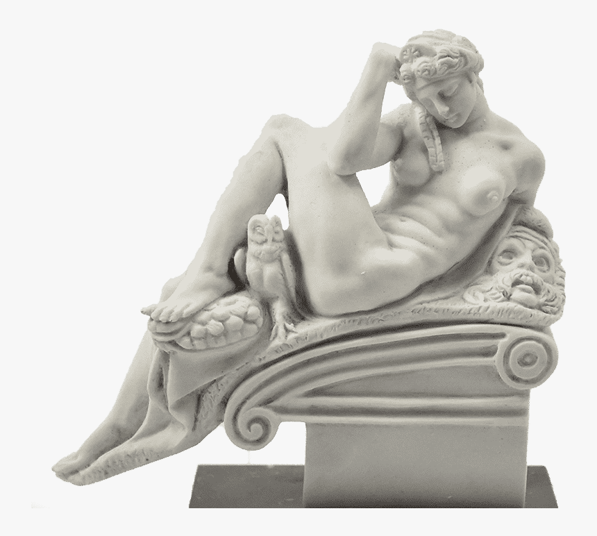 Medici Chapels Statue Of Night By Michelangelo 15 Cm - Statue, HD Png Download, Free Download
