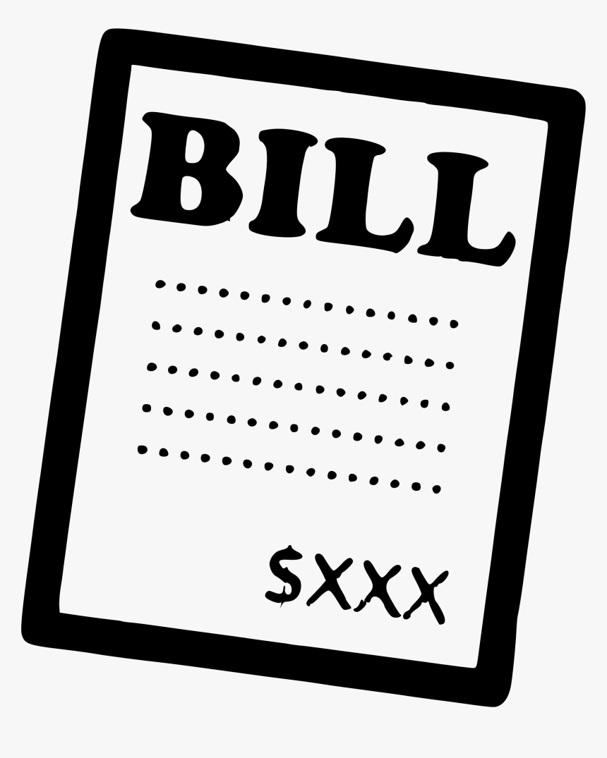 Tax Clipart Wage - Bill Clipart Png, Transparent Png, Free Download