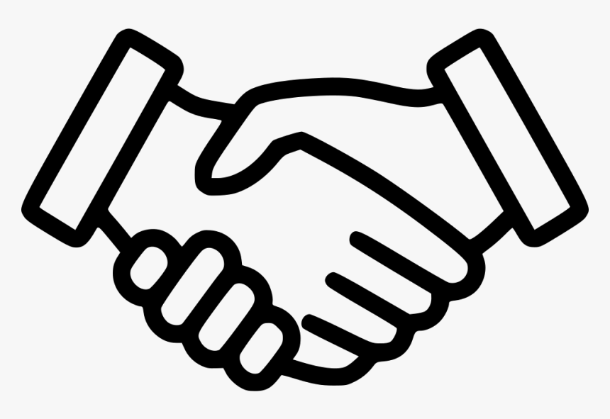 Handshake - Shaking Hands Drawing Easy, HD Png Download, Free Download