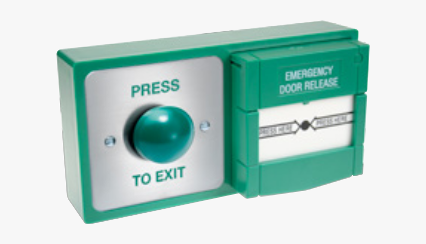 Asec Combined Exit Button And Call Point - Emergency Exit Button, HD Png Download, Free Download