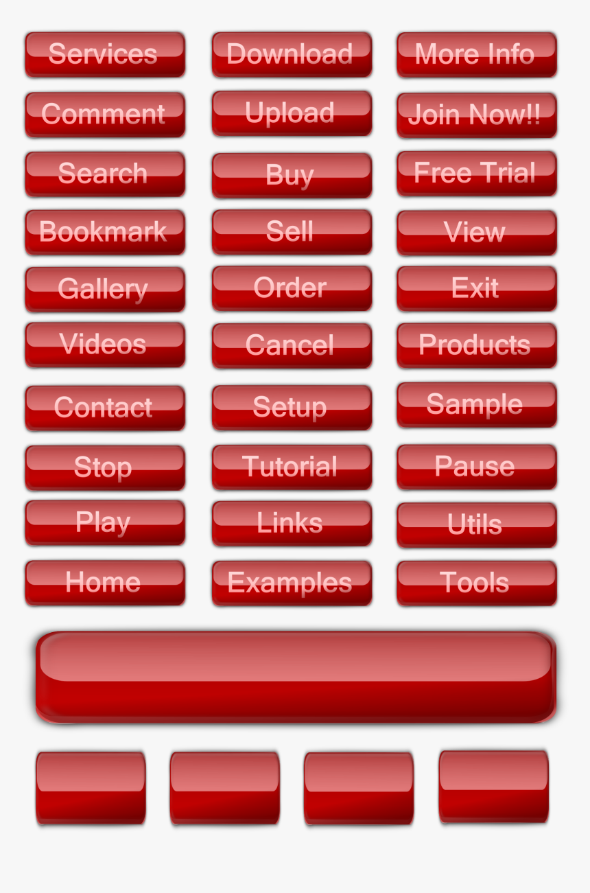 Transparent Exit Button Png - Transparent Free Website Buttons, Png Download, Free Download