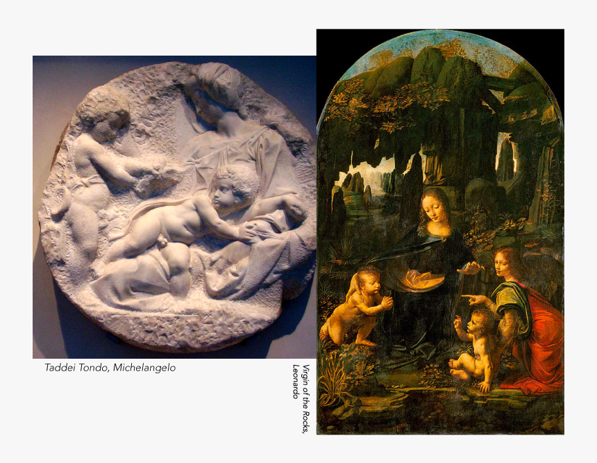 Leonardo Virgin Of The Rocks Ca 1485, HD Png Download, Free Download
