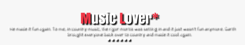 Editing Text Music Lover, HD Png Download, Free Download