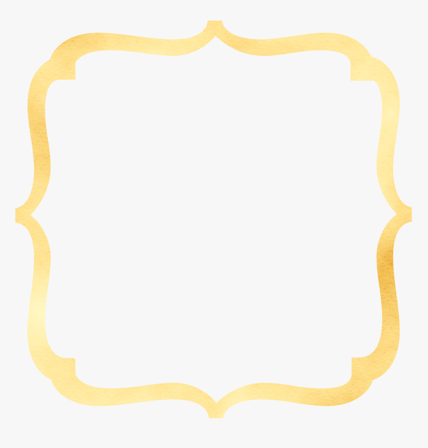 Gold Bracket Frame Vector, HD Png Download, Free Download