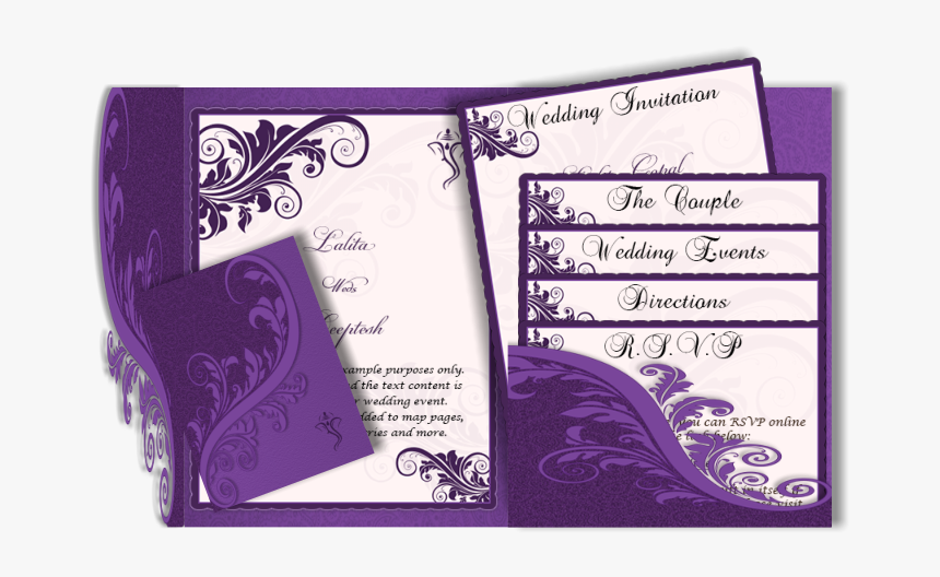 Transparent Wedding Card Border Design Vector Png - Christian Wedding Card Design, Png Download, Free Download