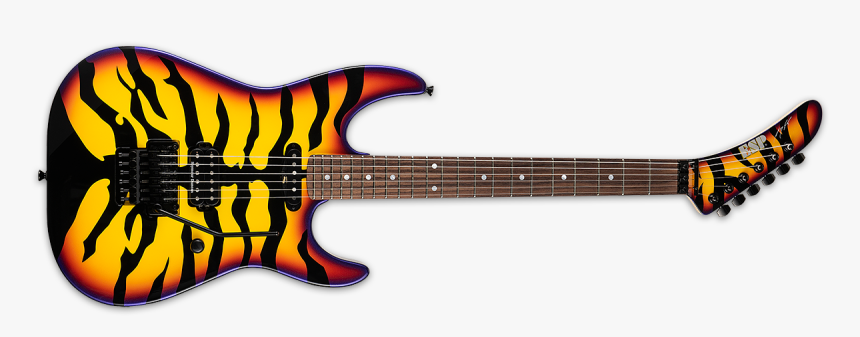 Xlarge - Esp Ltd Sunburst Tiger, HD Png Download, Free Download