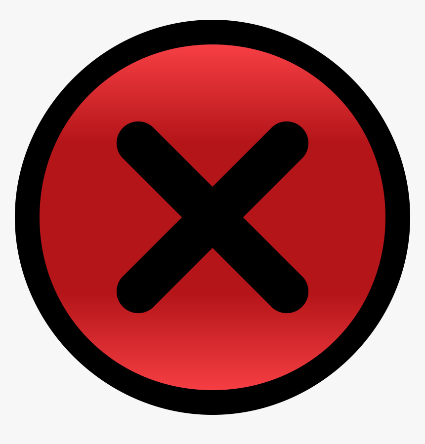 Clipart - Close Button Transparent Background, HD Png Download, Free Download