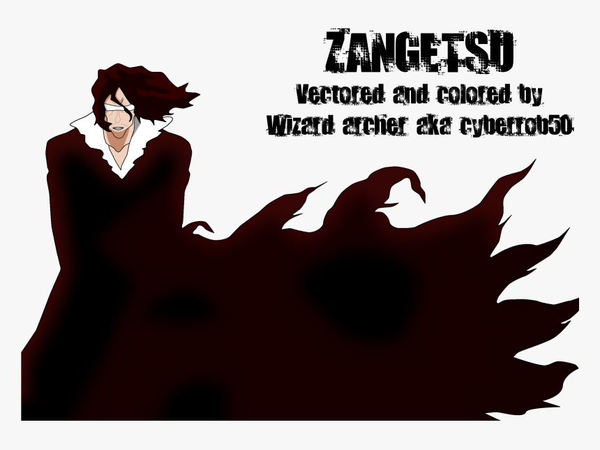 Zangetsu Vector Bleach Anime - Bleach Anime Zangetsu, HD Png Download, Free Download