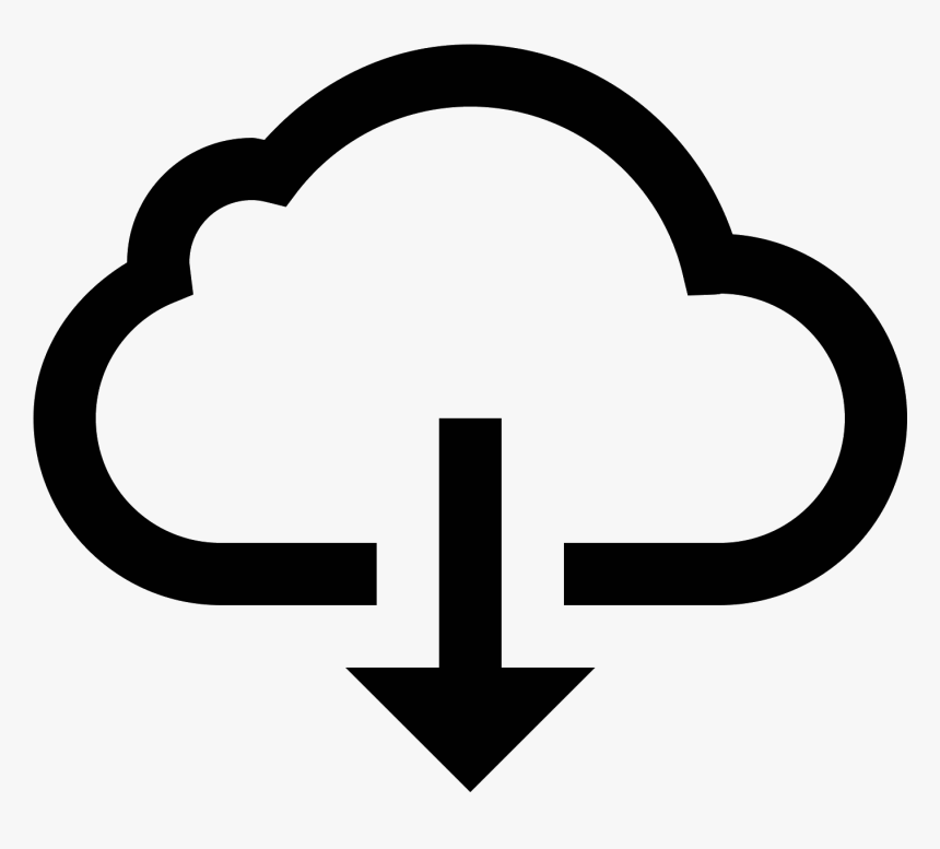 From Cloud Free And - Download From Cloud Icon, HD Png Download, Free Download