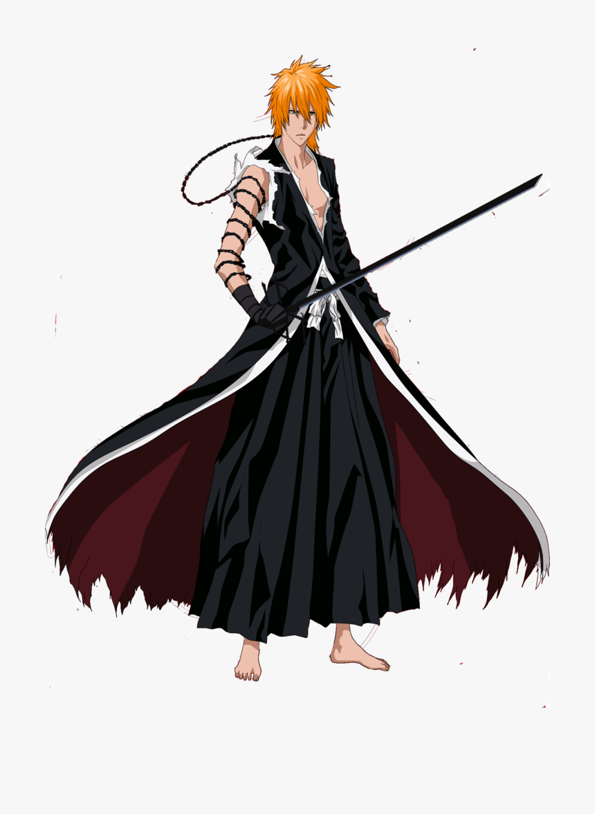 Transparent Bleach Anime Png - Ichigo Kurosaki Full Body, Png Download ...