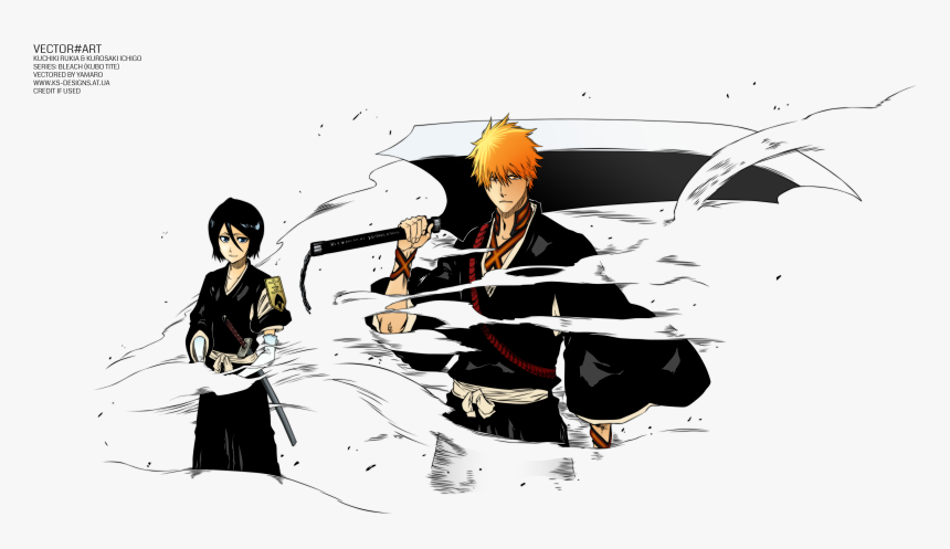 Transparent Bleach Anime Png - Bleach Manga Ichigo Bankai, Png Download, Free Download