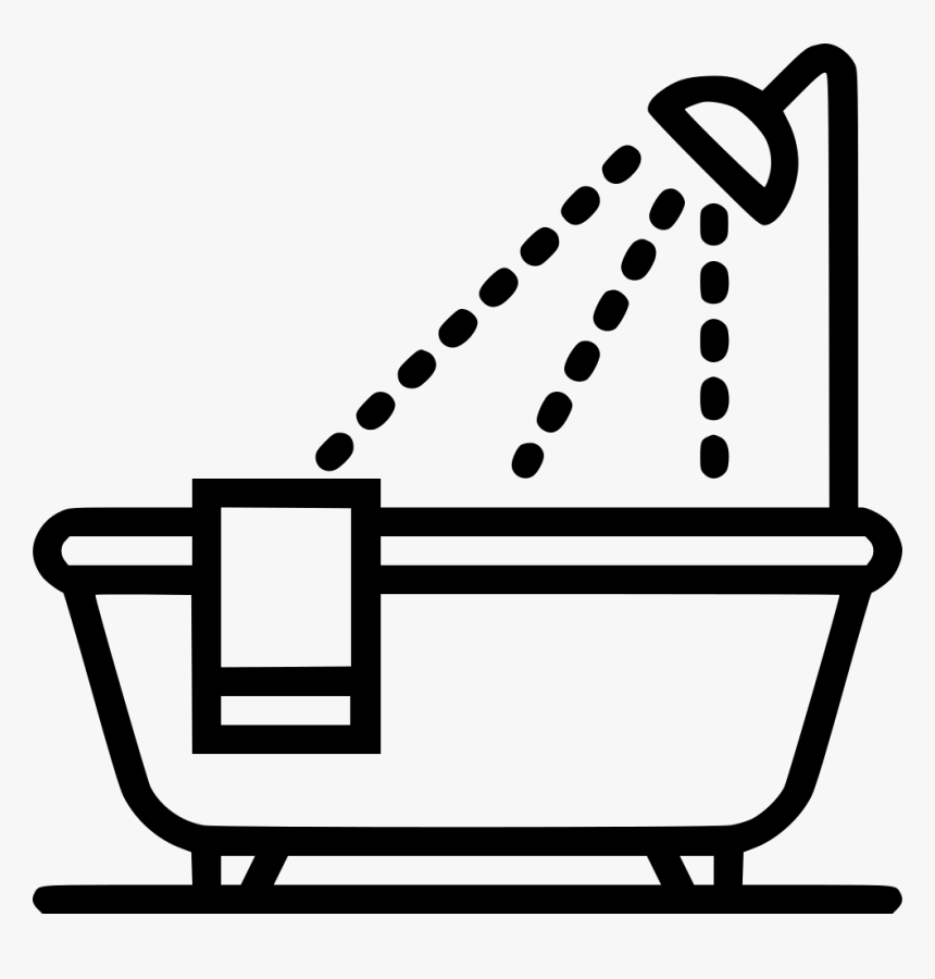 Png File Svg - Transparent Background Bathtub Icon, Png Download, Free Download