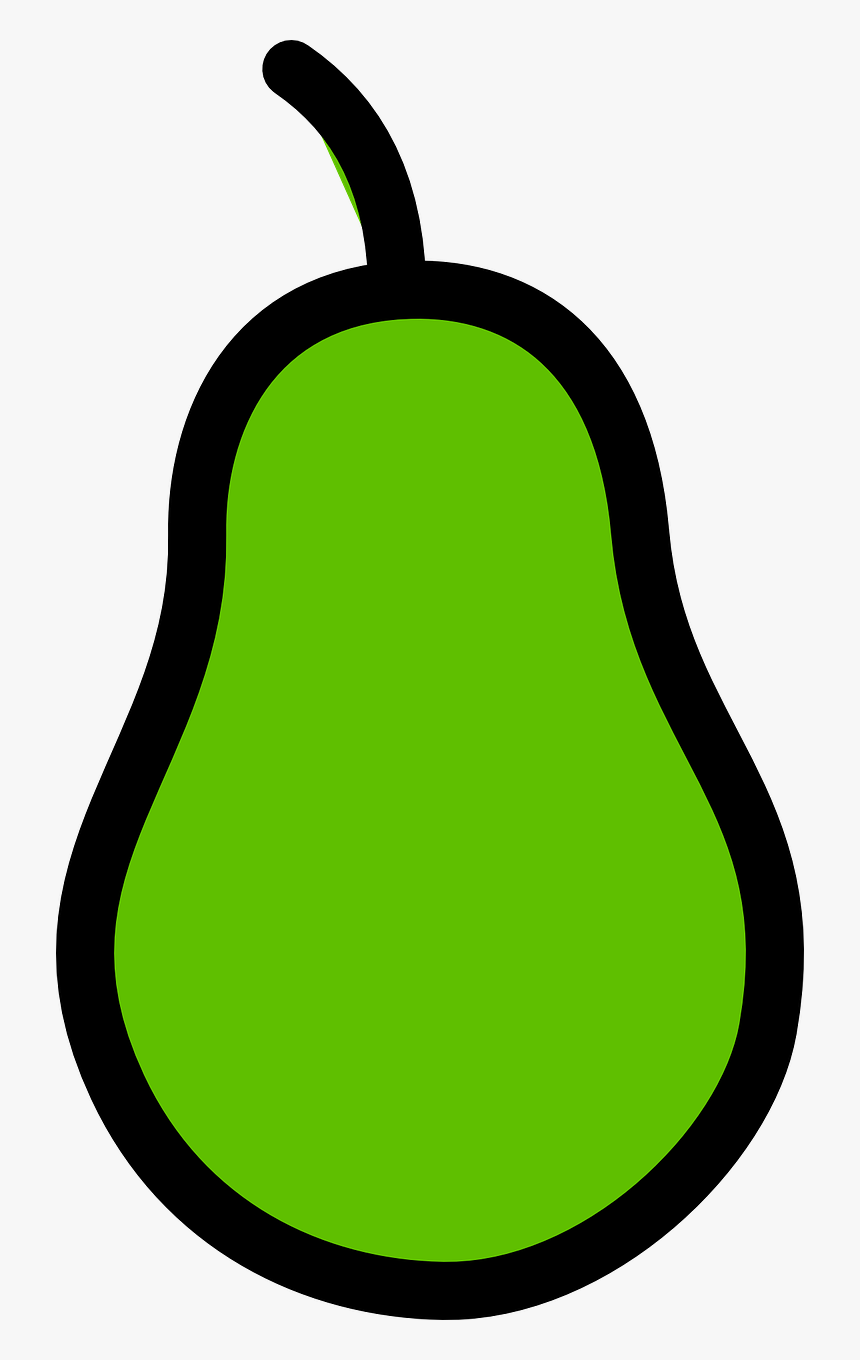 Pear,green Pear,fruit,bosc,free Vector Graphics,free - Verde Pera, HD Png Download, Free Download