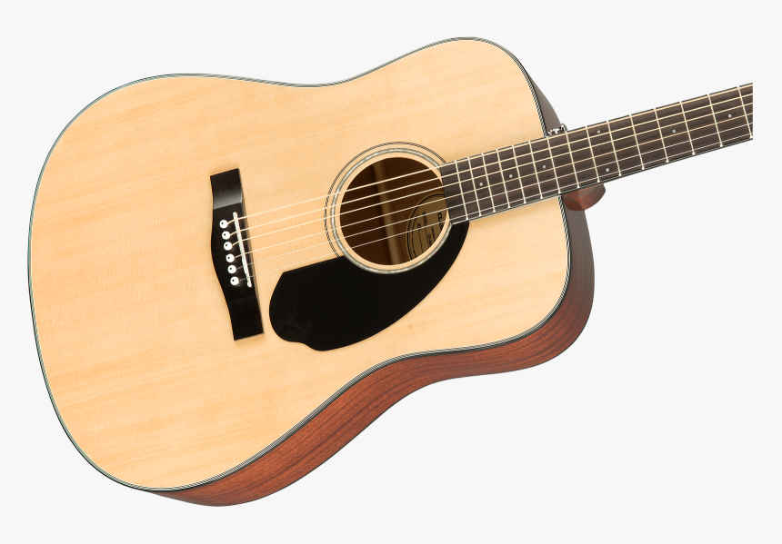 Fender Cd-60s Solid Spruce/mahogany Dreadnought Black - Fender Cd 60s Natural, HD Png Download, Free Download