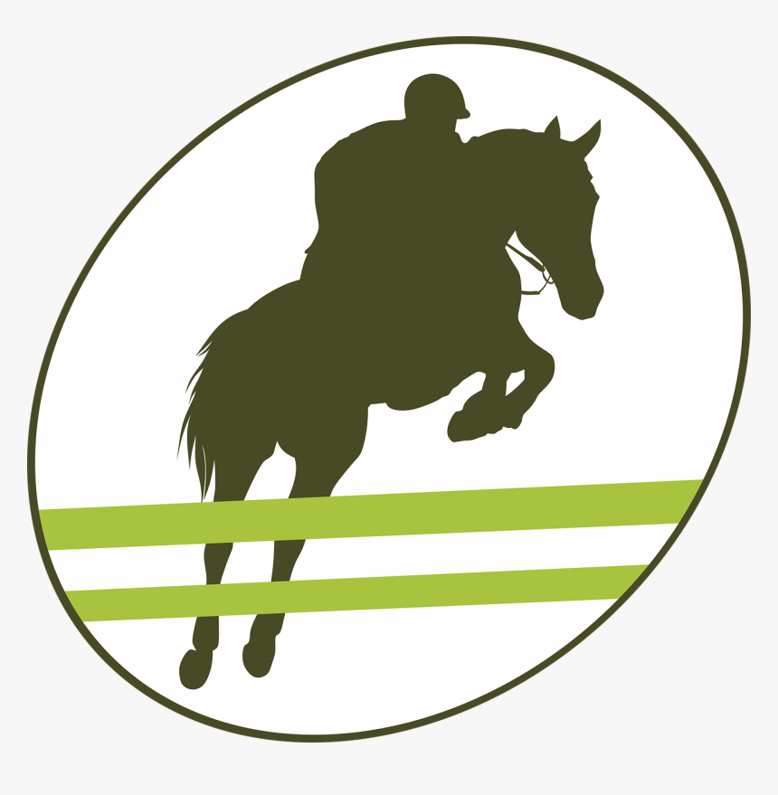 Show Jumping Horse Silhouette, HD Png Download, Free Download