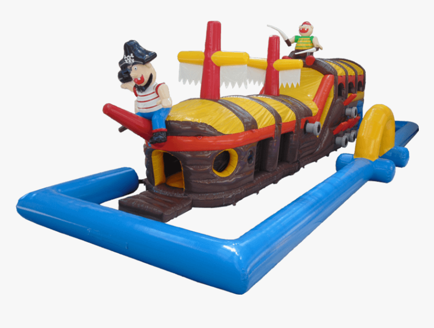 2 Part Pirate Ship Obstacle Course - Inflatable, HD Png Download, Free Download