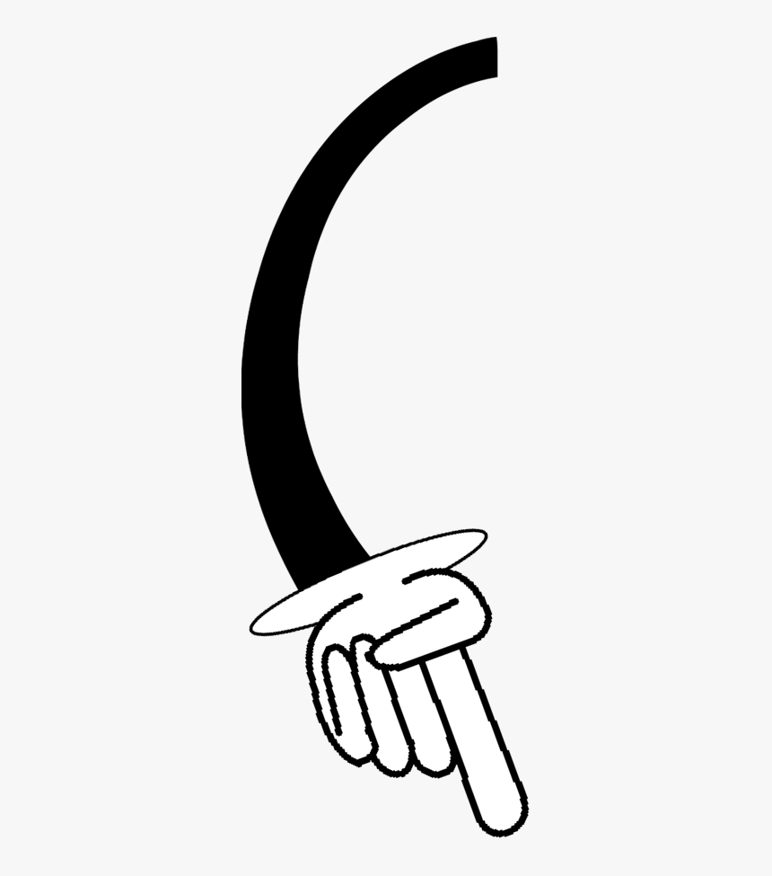 Pointing Clipart Magic Finger - Cartoon Arm No Background, HD Png Download, Free Download