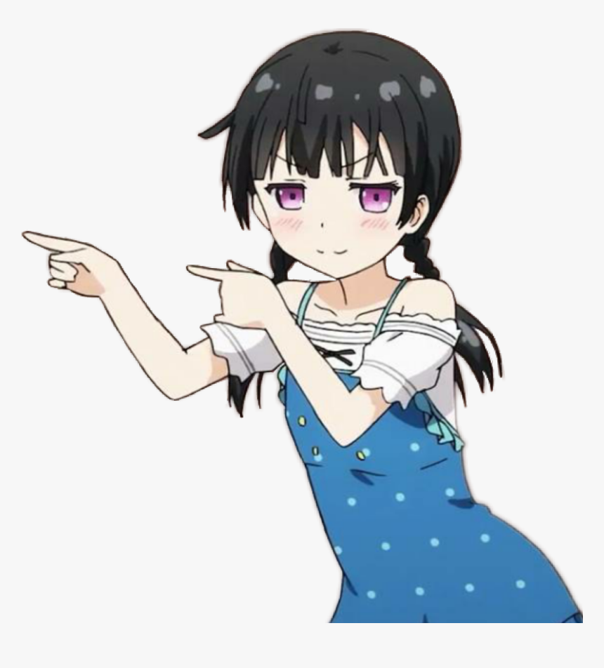930kib, 1024x1086, Loli Pointing - Loli Pointing Png, Transparent Png, Free Download