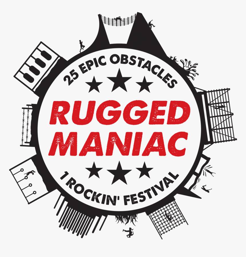 Rugged Maniac - Los Angeles - Castaic, Ca - Rugged - Emblem, HD Png Download, Free Download