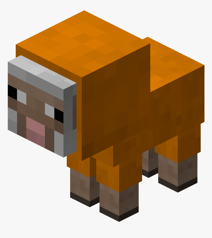 其他解析度：206 × 240 像素 - Minecraft Baby Blue Sheep, HD Png Download, Free Download
