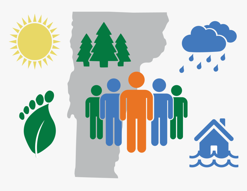 Climate Change Icons - Climate Change And Vulnerable Population, HD Png Download, Free Download