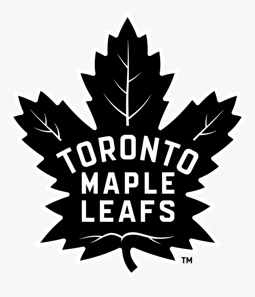 Toronto Maple Leafs Logo Png - Toronto Maple Leafs Logo Black, Transparent Png, Free Download