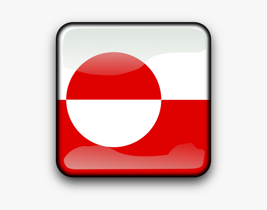 Flag Of Greenland National Flag Flag Of Cambodia - Circle, HD Png Download, Free Download